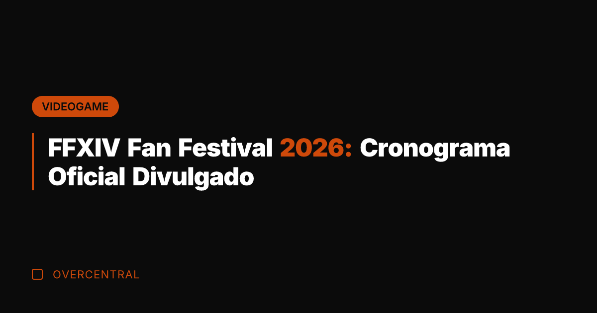 FFXIV Fan Festival 2026: Cronograma Oficial Divulgado FFXIV Fan Festival 2026: Cronograma Oficial Divulgado