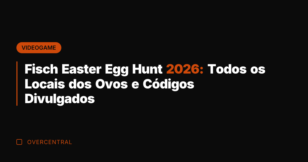 Fisch Easter Egg Hunt 2026: Todos os Locais dos Ovos e Códigos