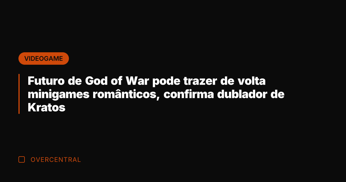 Futuro de God of War pode trazer de volta minigames românticos, confirma