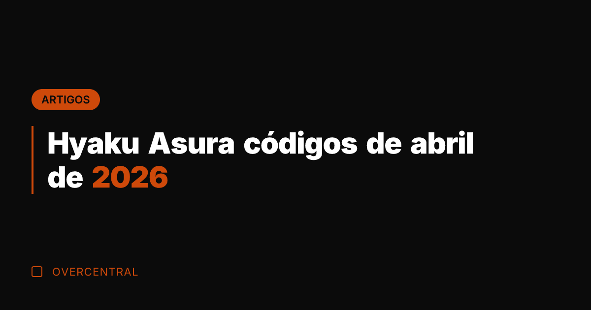 Hyaku Asura códigos de abril de 2026