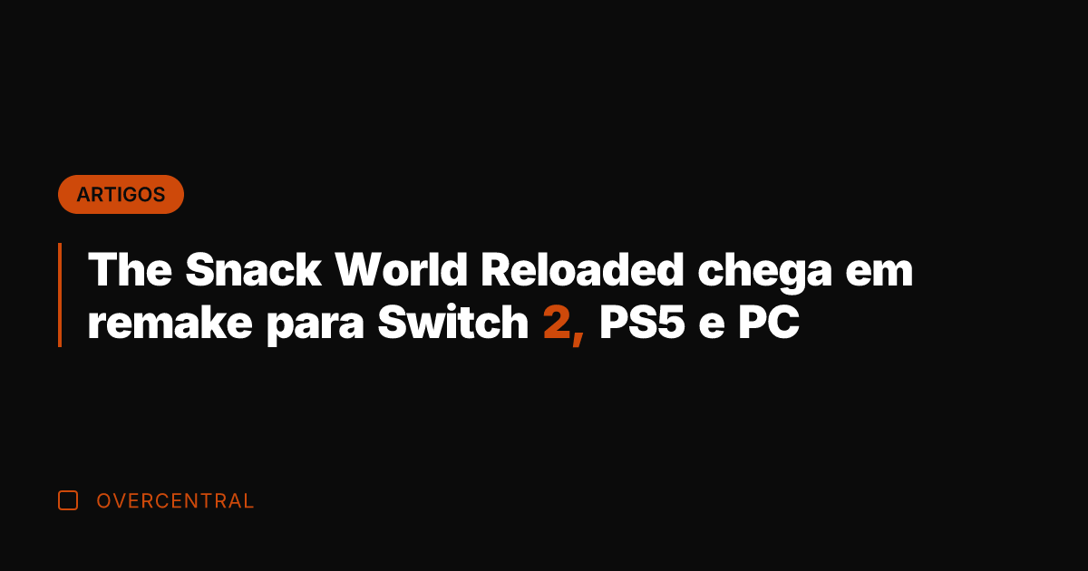 The Snack World Reloaded chega em remake para Switch 2, PS5 e