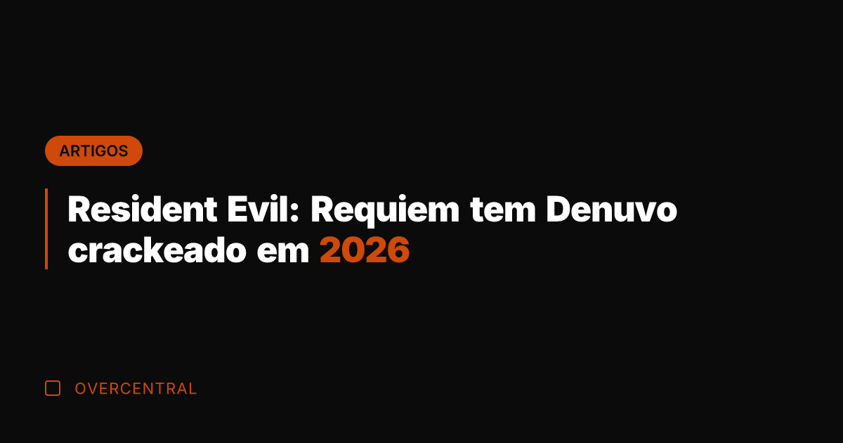 Resident Evil: Requiem tem Denuvo crackeado em 2026 Resident Evil: Requiem tem Denuvo crackeado em 2026