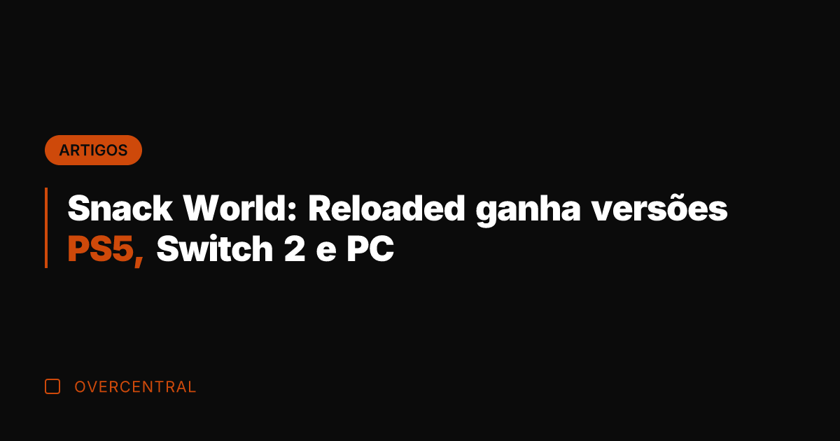 Snack World: Reloaded ganha versões PS5, Switch 2 e PC