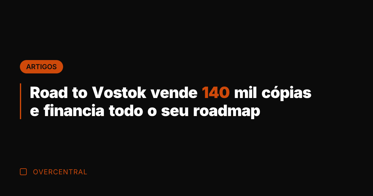 Road to Vostok vende 140 mil cópias e financia todo o seu