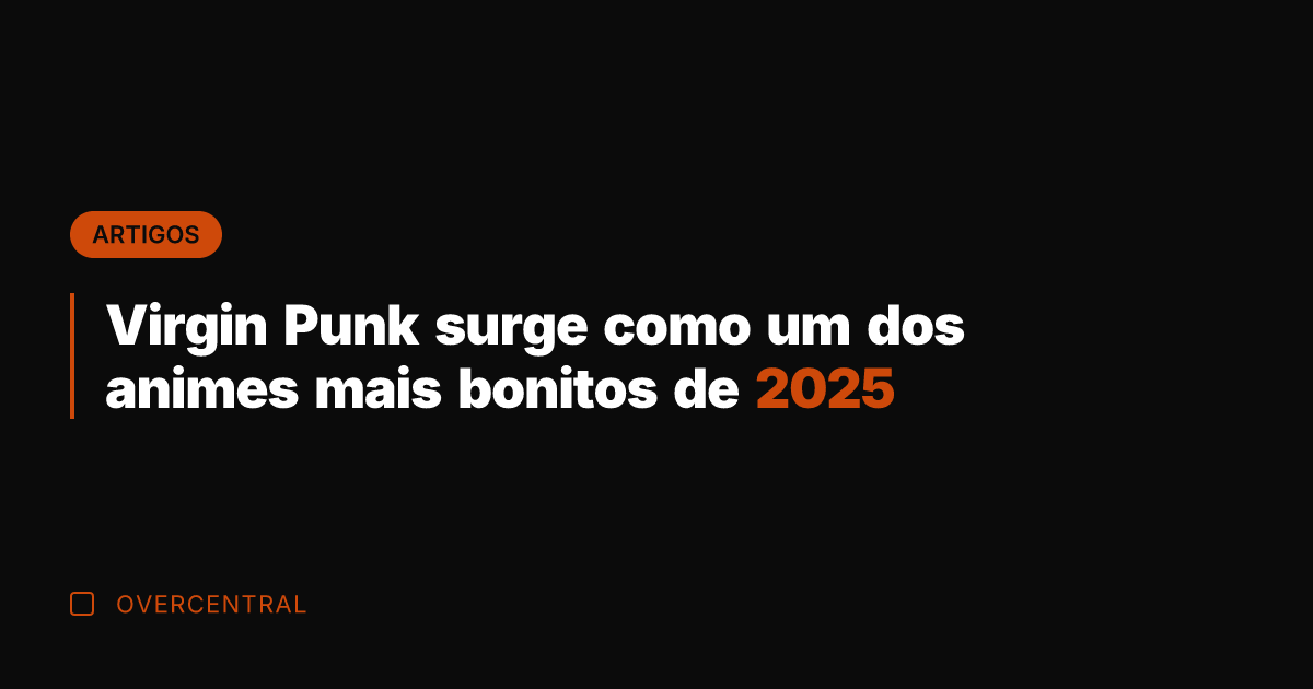 Virgin Punk surge como um dos animes mais bonitos de 2025