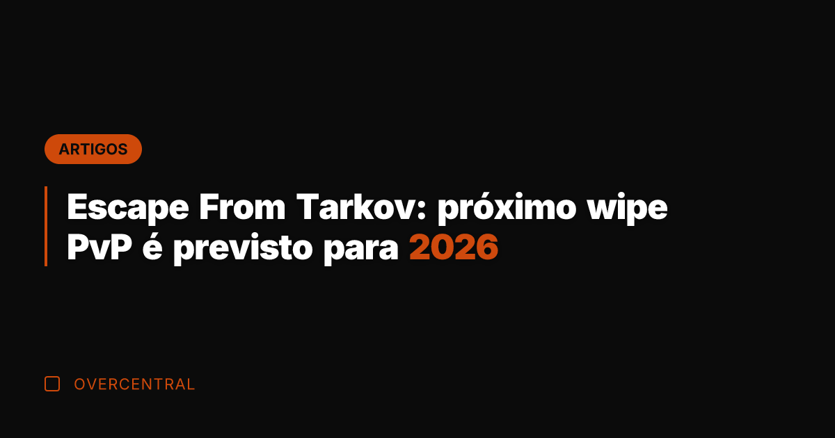 Escape From Tarkov: próximo wipe PvP é previsto para 2026