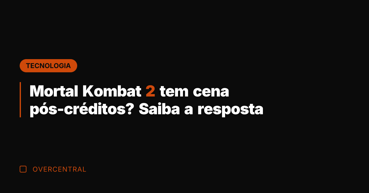 Mortal Kombat 2 tem cena pós-créditos? Saiba a resposta