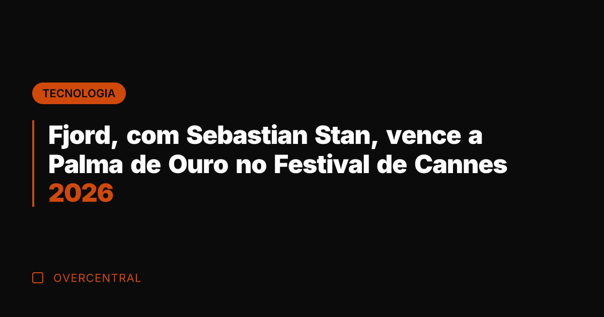 Fjord, com Sebastian Stan, vence a Palma de Ouro no Festival de