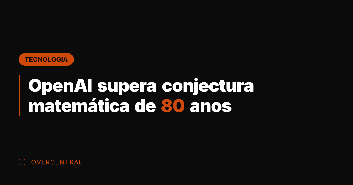 OpenAI supera conjectura matemática de 80 anos