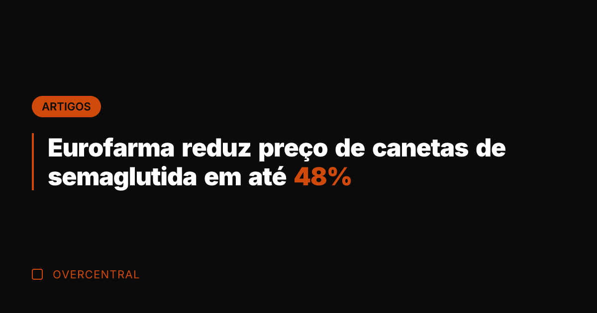 Eurofarma reduz preço de canetas de semaglutida em até 48%