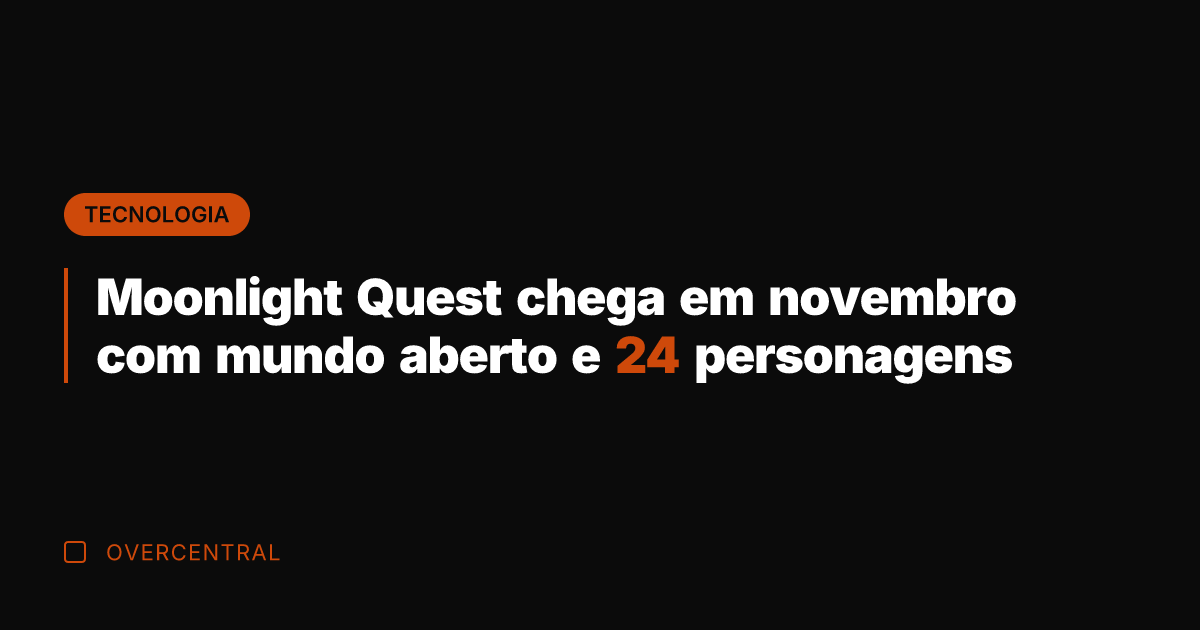 Moonlight Quest chega em novembro com mundo aberto e 24 personagens
