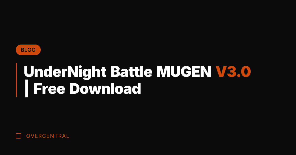 UnderNight Battle MUGEN V3.0 | Free Download